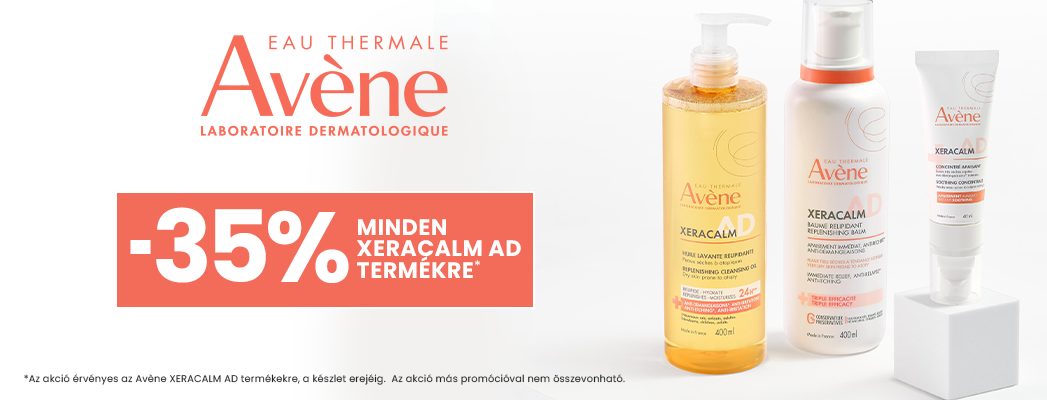 Avène XeraCalm A.D akció — 35% kedvezmény