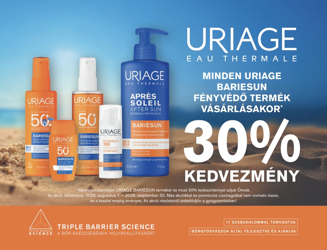 Uriage Bariésun fényvédő akció — 30% kedvezmény